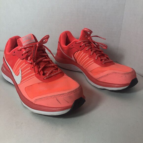 Nike Running Sneakers‎ Womens Size 8.5 Dual Fusion X Orange Red 709501-600 D3 - Picture 1 of 13